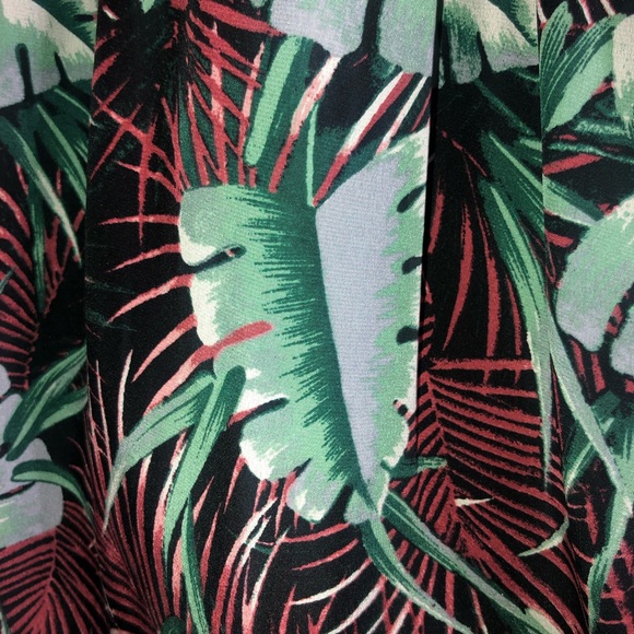 Madewell | Silk Jungle Print Dress with Pockets - Picture 3 of 7